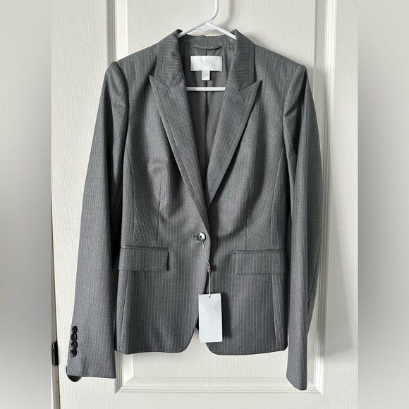 Boss gray blazer with some flaws - Picture 1 of 5